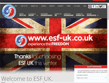 Tablet Screenshot of esf-uk.co.uk